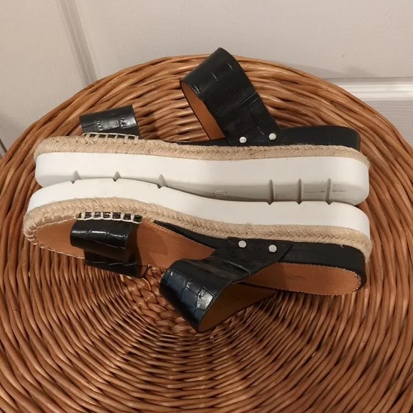 Franco Sarto A-Cappy Woven Platform Summer Sandal Womens 9 - Picture 6 of 8